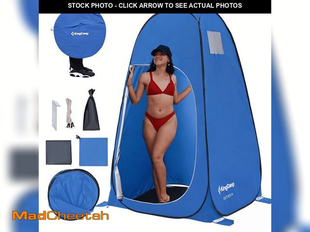 Lot 74-14287891 - KingCamp Portable Shower Tents, Pop up Camping Privacy Tent, Outdoor Dressing Changing Room Easy Set...
