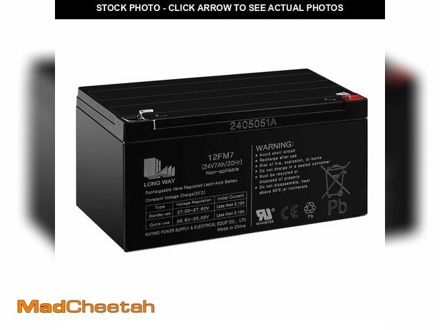 Lot 74-12606233 - OTTARO 24V 7AH Battery for Ride on Car UTV - UNUSED