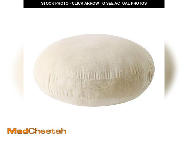 Lot 74-12437194 - Hodeco Round Throw Pillows Down-like Polyester Filling Super Soft Pillow Ultra Fluffy Feather-like T...