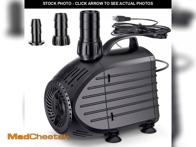 Lot 74-12440104 - NFESOLAR Submersible Water Pump 1200GPH, Ultra Quiet Submersible Pump with Dry Burning Protection 11...