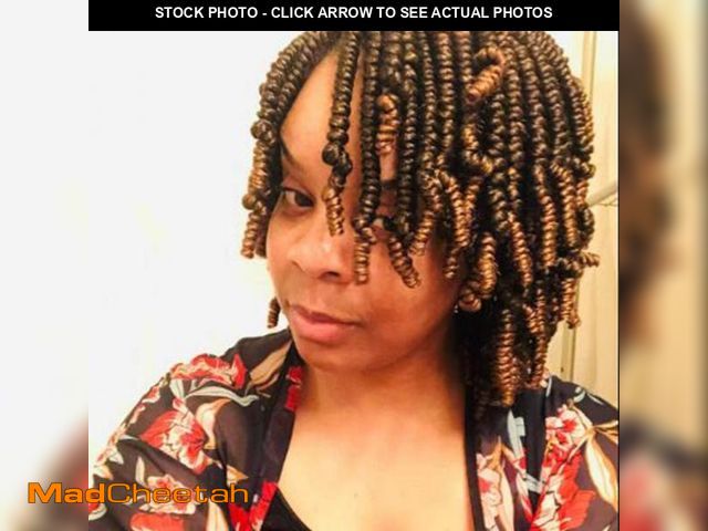Lot 74-12302831 - 8 Packs Short Bob Spring Twist Crochet Hair for Kids 6 Inch Pretwisted Passion Twist Crochet Hair Br...
