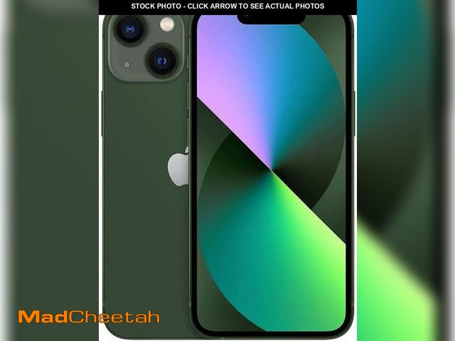 Lot 74-11974659 - Apple iPhone 13, 128GB, Green - Unlocked (Renewed) - USED