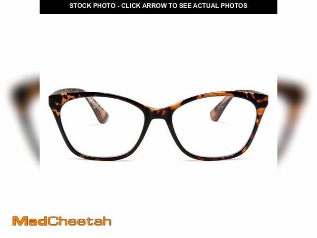 Lot 74-13957072 - 2SeeLife Large Cat Eye Reading Glasses For Women - Medium-Wide Faces, Durable Frame, Spring Hinges, ...