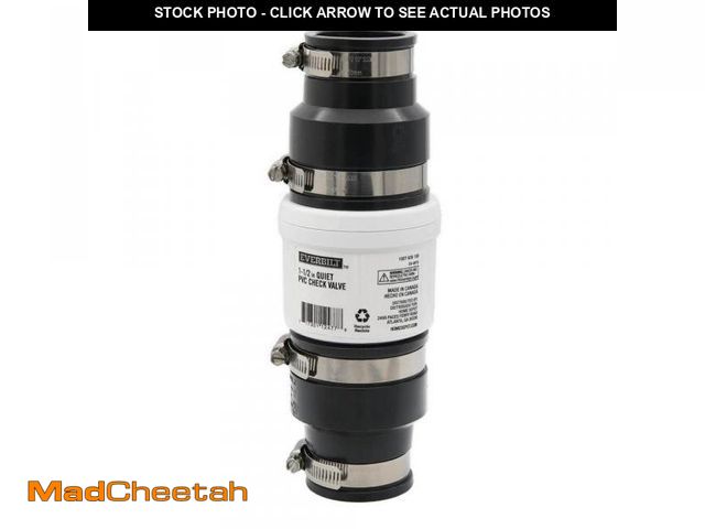 Lot 74-12463554 - Everbilt 1.5 in. Quiet PVC Check Valve - UNUSED