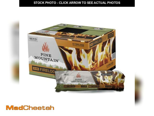 Lot 74-12704760 - Pine Mountain 100% Natural Classic Firelog, 3-Hour Burn Time, 6 Logs - UNUSED