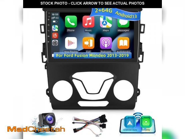 Lot 74-12211948 - [2+64G] Car Radio for Ford Fusion Mondeo 2013-2019 with Wireless Carplay and Android Auto - 9 Inch T...