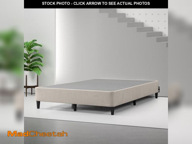 Lot 74-12145055 - (MISSING HARDWARE) 9" Standing Metal Smart Box Spring Mattress Foundation, Queen - UNUSED
