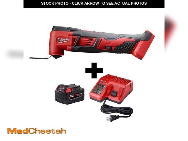 Lot 74-13269872 - M18 18V Lithium-Ion Cordless Oscillating Multi-Tool Kit with one 1.5 Ah Battery &amp; Charger - UNUS...