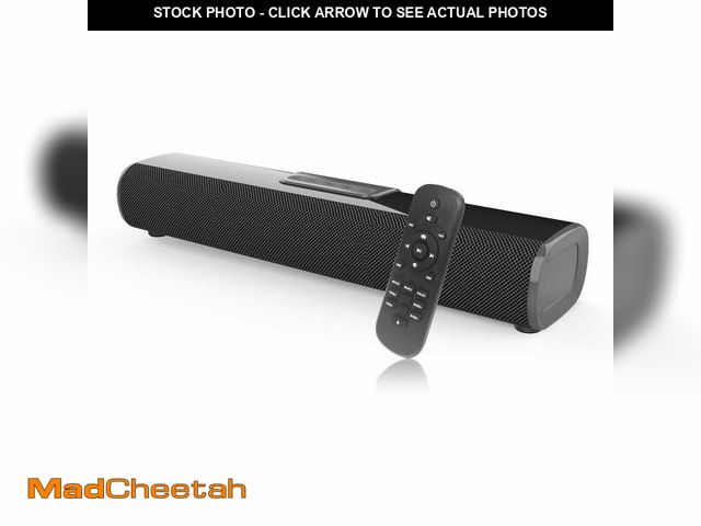 Lot 74-14086532 - TV Speaker - Soundbar for TV with Bluetooth and HDMI-ARC Connectivity, Black, Includes Remote Contro...