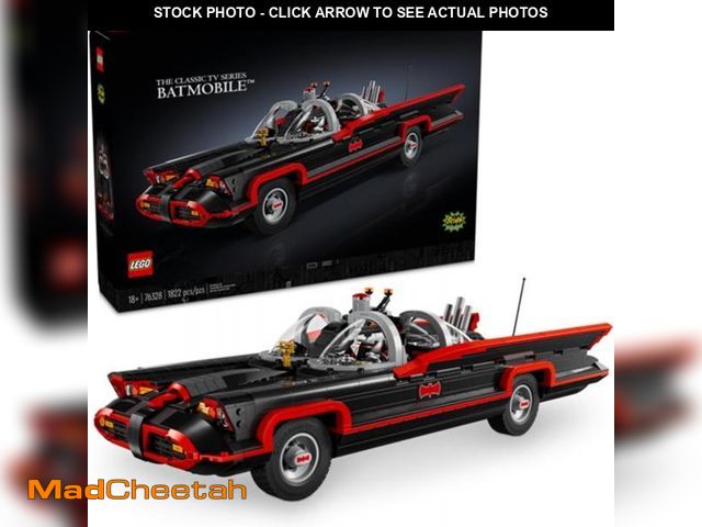 Lot 74-12148834 - LEGO DC Batman: The Classic TV Series Batmobile, DC Collectible Car, Building Set Inspired by The 19...