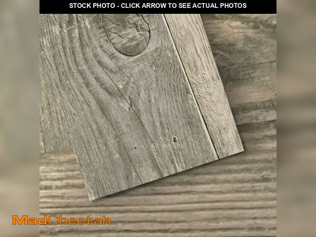 Lot 74-13696272 - Art3d Peel and Stick Floor Tile Vinyl Wood Plank 36-Pack 54 Sq.Ft, Aged Wood, Rigid Surface Hard Cor...