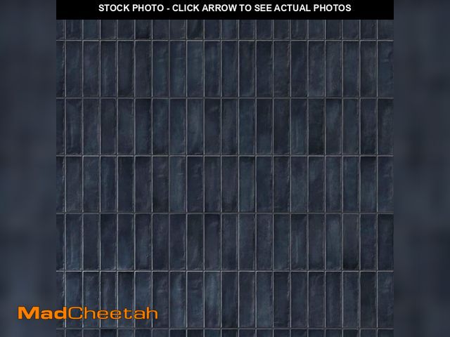 Lot 74-14375443 - Giorbello Spanish Artis Dark Blue 12 in. x 24 in. Glazed Porcelain Wall Tile (5-Pcs, 10.76 sq. ft./C...
