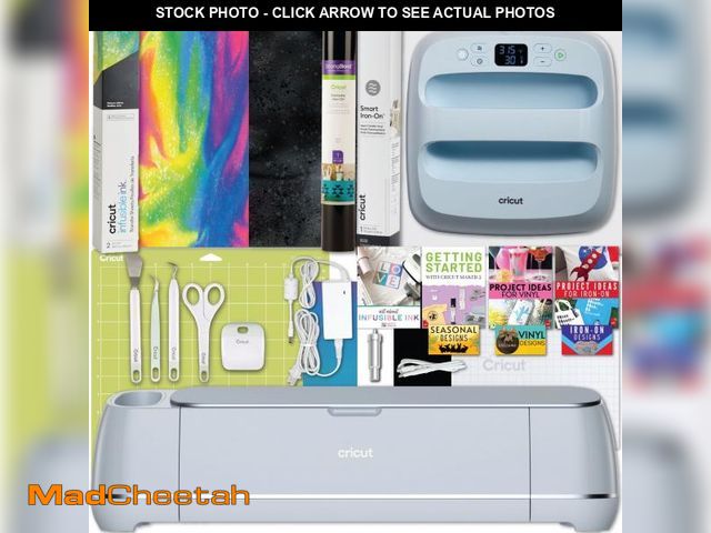 Lot 74-12240141 - Cricut Maker 3 &amp; EasyPress 3 Bundle- Cutting Machine &amp; Heat Press Combo with HTV - UNUSED