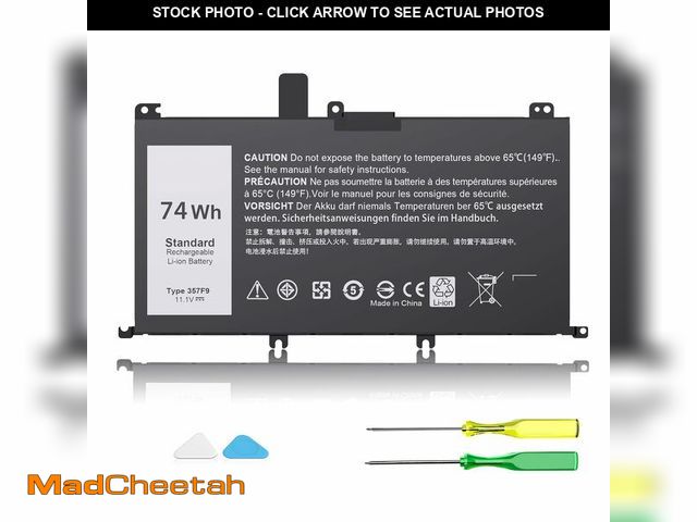 Lot 74-12718619 - VNYUNQWE 74WH 357F9 Laptop Battery Replacement for Dell Inspiron 15 7000 Gaming 15 7559 i7559 7557 i...
