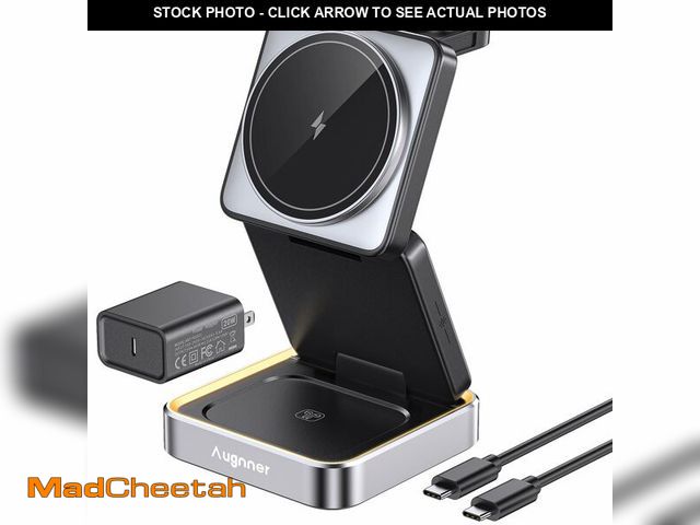 Lot 74-14263102 - Ã£â¬Â2026 UpgradedÃ£â¬â Wireless Charger 3 in 1, Foldable Wireless Charging Station with Light ...
