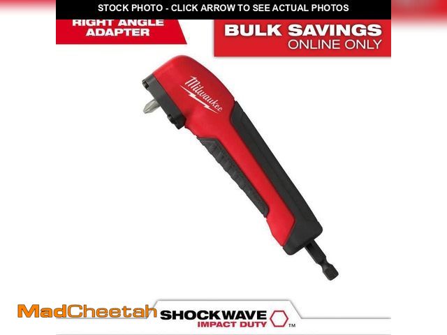 Lot 74-13129652 - Milwaukee SHOCKWAVE Impact Duty Right Angle Drill Adapter - UNUSED