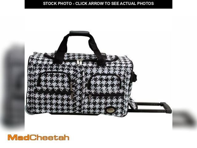 Lot 74-12760444 - Rockland Rolling Duffel Bag, KENSINGT, 22" - UNUSED