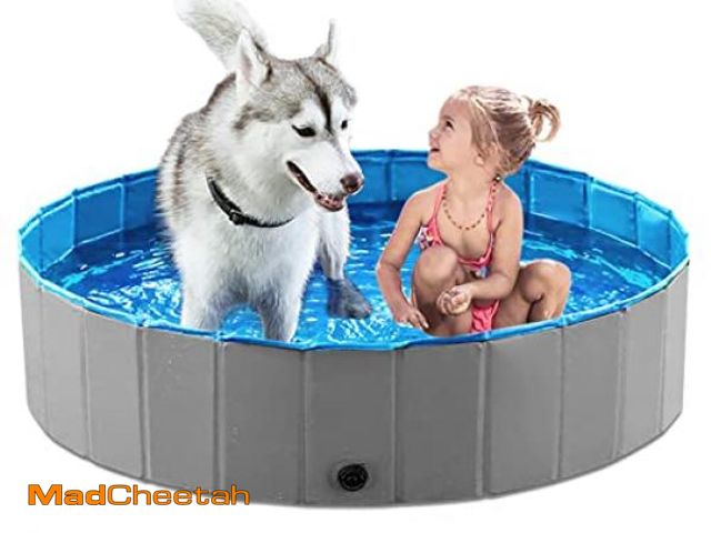 Lot 74-12327774 - Jasonwell Foldable Dog Pet Bath Pool Collapsible Dog Pet Pool Bathing Tub Kiddie Pool Doggie Wading ...