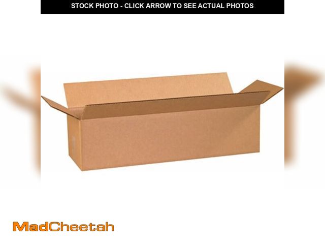 Lot 74-13041196 - BOX USA Shipping Boxes Medium 24"L x 8"W x 6"H 25-Pack, Cardboard Box for Shipping, Moving, Mailing,...