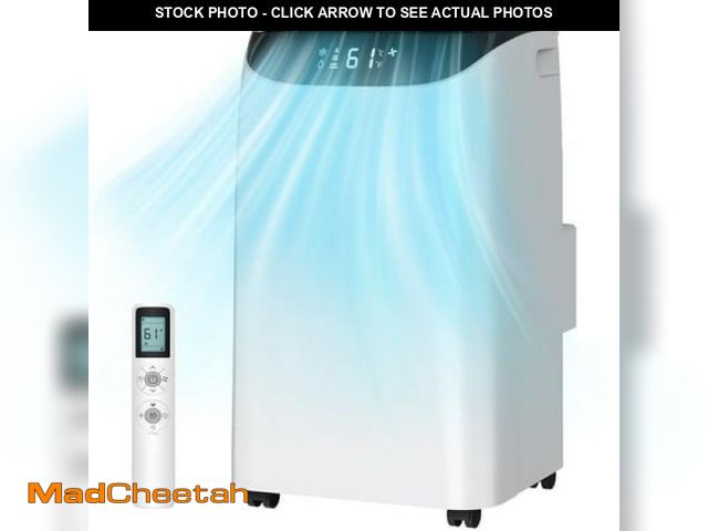 Lot 74-12088771 - Agtana 14000 BTU Portable Air Conditioner  Fan  Dehumidifier  Remote  Cools up to 700 Sq. Ft - USED