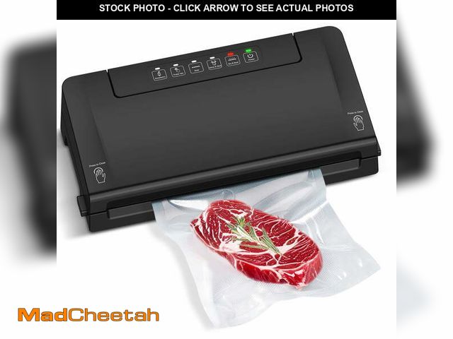 Lot 74-12861824 - Mainstays Food Vacuum Sealer Machine, Powerful Multi-Mode Food Sealer With Built-In Bag Cutter &amp;...