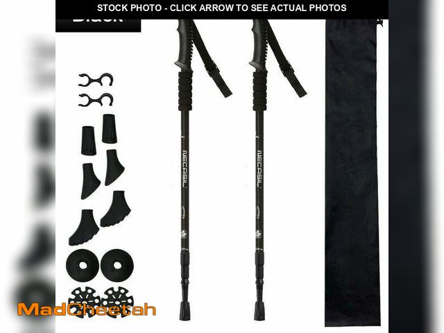 Lot 74-14070284 - Trekking Poles Lightweight Aluminum Hiking Walking Sticks, Ayamaya Adjustable Collapsible Trekking P...