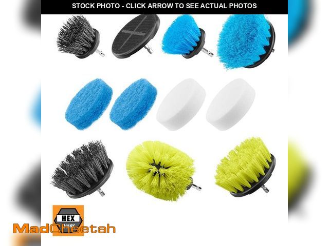 Lot 74-12797173 - RYOBI Scrubber Accessory Kit  (11-Piece) with Hex Shank Compatibility - UNUSED