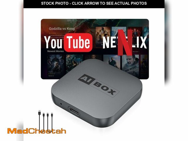 Lot 74-14054591 - Wireless CarPlay Adapter, Car Adapter with Netflix Fast Car Video Plug &amp; Play, Easy Setup, Suppo...