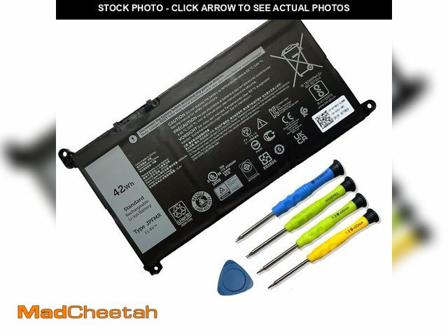 Lot 74-12439598 - Mobik 42Wh JPFMR Laptop Battery Replacement for Dell Chromebook 3100 3400 2-in-1 5488 5493 5593 P90F...