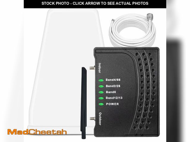 Lot 74-12699299 - Cell Phone Booster for Home &amp; Office,Up to 2,000 sq ft,Cell Phone Signal Booster with Band 66/25...