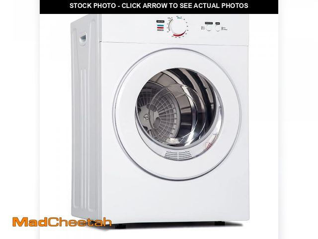 Lot 74-12391593 - Euhomy Compact Dryer 1.8 cu. ft. Portable Clothes Dryers with Exhaust Duct with Stainless Steel Line...