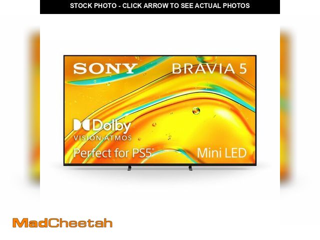 Lot 74-12822885 - Sony BRAVIA 5 65 Inch TV, Mini LED, 4K Smart Google TV, XR Processor with AI Technology,120hz Televi...