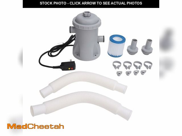 Lot 74-12707220 - Walfront Cartridge Filter Pump Swimming Pool Filter Pump 330 Gallon Cartridge Pool Filters Pump Syst...