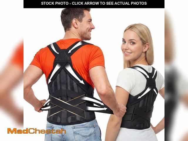 Lot 74-14338499 - Posture Corrector for Women &amp; Men, Back Brace Advanced Full Back Support for Upper &amp; Lower B...