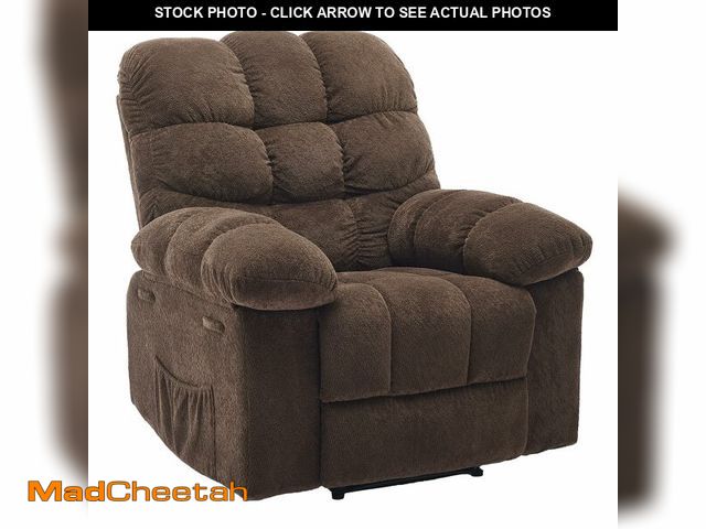 Lot 74-12823262 - Oversized Recliner Chair for Adult, Ergonomic Nursery 150ÃÂ° Recliner Chair with Footrest,Extra Wid...