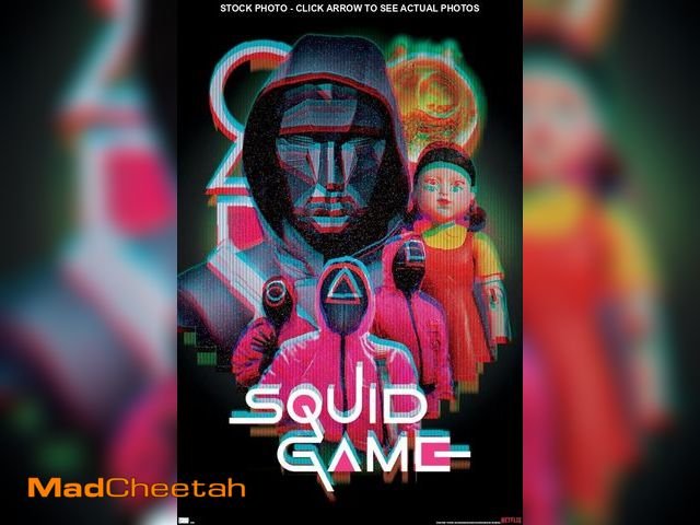 Lot 74-12138083 - Trends International Netflix Squid Game: Season 2 - Group Glitch Wall Poster, 34L x 22.4W, Premium U...