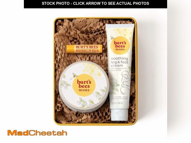 Lot 74-13622898 - BurtÃ¢â¬â¢s Bees Mama Gift Set, Includes Lip Balm, Leg and Foot Cream, and Belly Butter, Natural O...