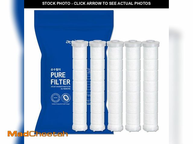 Lot 74-14264686 - Atojet Showerhead Replacement Filters Inspired By Korea's Beauty Culture | Pure Carbon Filters (5 Fi...