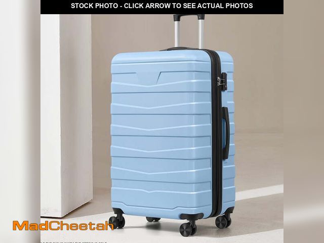 Lot 74-14259452 - AMZFUN 20 Inches Carry On Luggage, Lightweight ABS+PC Hard Case Suitcase With 360Â° Rotating Silent ...