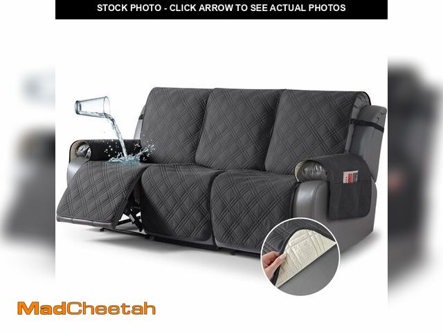 Lot 74-14272959 - TAOCOCO 100% Waterproof Recliner Sofa Cover, Non Slip Split Couch Covers for Reclining Couches with ...