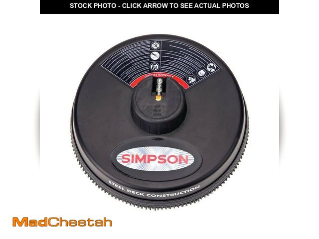 Lot 74-14223560 - SIMPSON Universal 15 in. 3700 PSI Pressure Washer Surface Cleaner with Nozzle Cleaning Tool - UNUSED