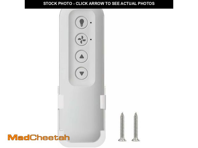 Lot 74-13519499 - 99813 Replacement for Hunter Ceiling Fan Remote Control 3-Speed and Light Dimmer with Wall Mount Rep...