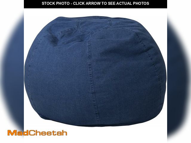 Lot 74-13733726 - Flash Furniture Dillon Small Bean Bag Chair for Kids and Teens, Foam-Filled Beanbag Chair with Machi...