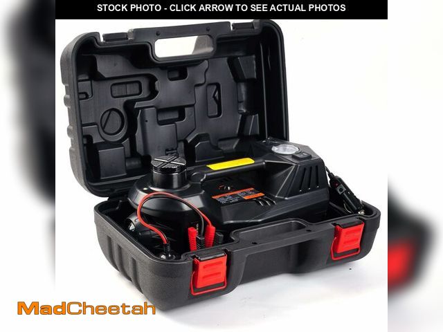 Lot 74-14333877 - FEANISIFEI Electric Car Jack 5 Ton 12V Floor Jack with Inflator Pump Portable Hydraulic Jack Vehicle...