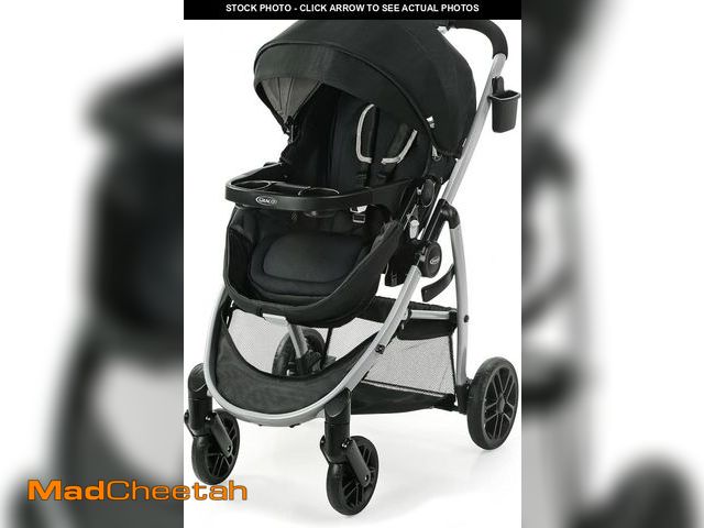 Lot 74-12510223 - Graco Modes Pramette Stroller, Baby Stroller with True Pram Mode, Reversible Seat, One Hand Fold, Ex...