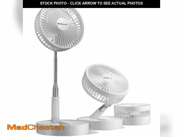 Lot 74-14596781 - NEXAIR Premium 8" Foldable 4 Speed Portable Fan with Adjustable Height 14Ã¢â¬Â Ã¢â¬â 39.5 in, R...