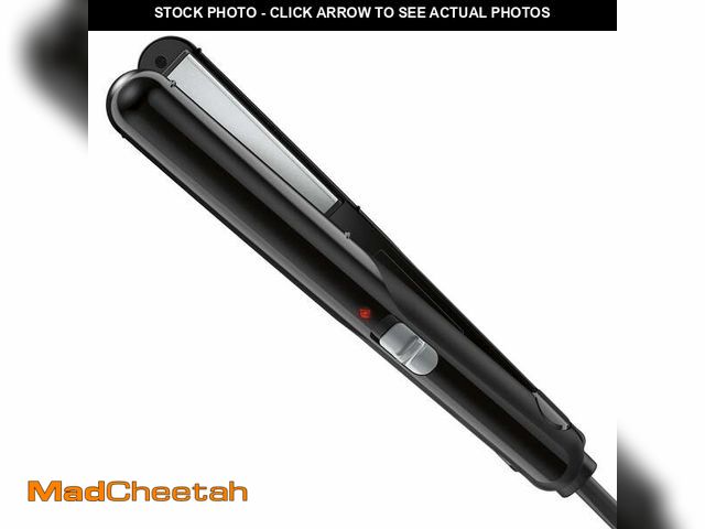 Lot 74-12862063 - Conair Instant Heat 1" Flat Iron, Fast Heat-Up, Ceramic-Coated Plates with Floating Plate - UNUSED