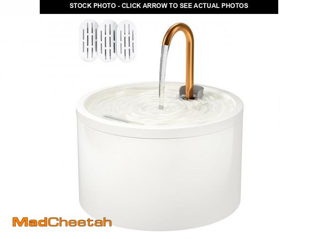 Lot 74-12305696 - DOOOB Ceramic Cat Water Fountain, 2.1L/71oz Ceramic Cat Fountain, Automatic Ceramic Water Fountain f...