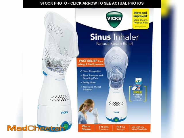 Lot 74-14066043 - Sinus Inhaler, Plug-in Non-Medicated Steam Inhaler for Sinus Relief, Allergies, Congestion &amp; Col...