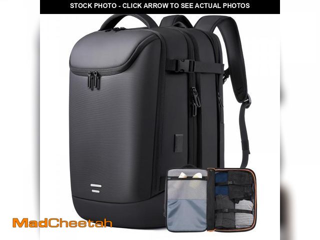Lot 74-12121694 - TANGCORLE Travel Carry on Backpack 50L Expandable Flight Approved Backpacks 17.3 inch Laptop and USB...